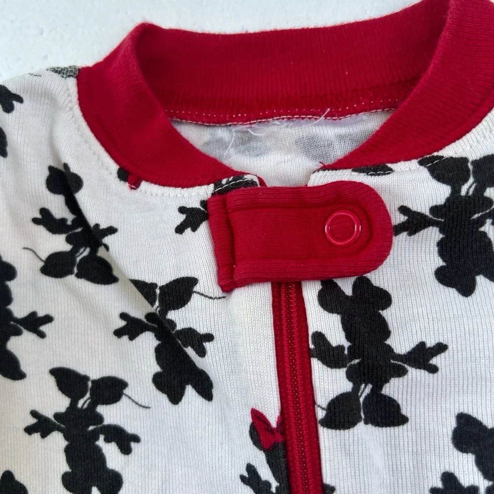 Hanna Andersson Disney Minnie Mouse silhouette sleeper pjs pajamas onesie